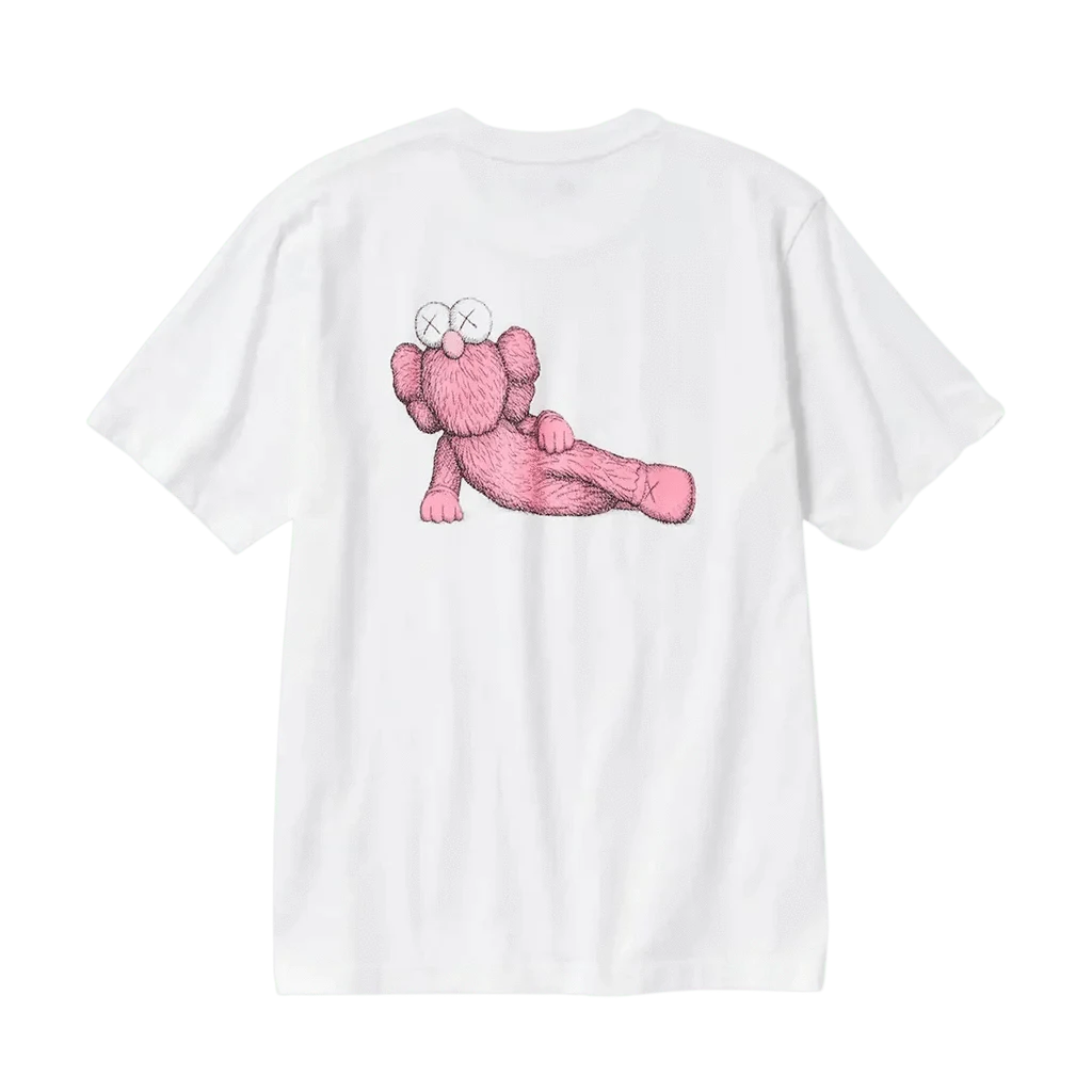 KAWS x Uniqlo UT Graphic T-shirt White Pink - Kyaro