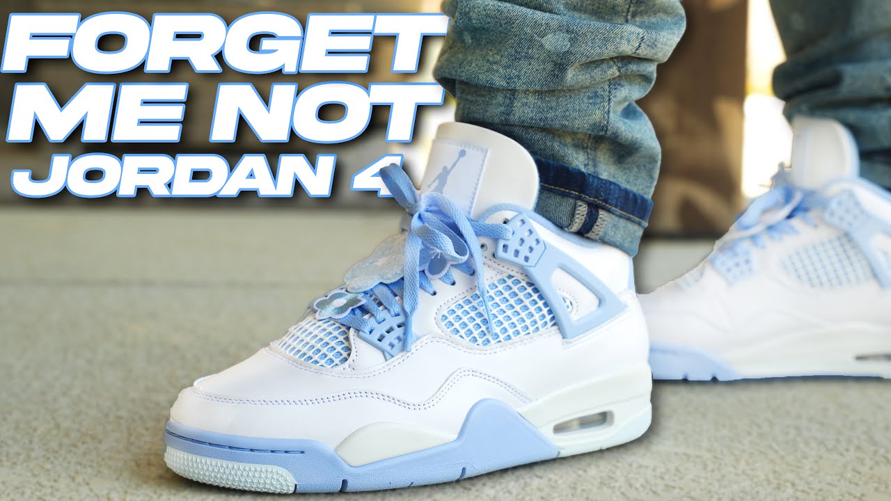 Air Jordan 4 " Forget Me Not " Review - YouTube