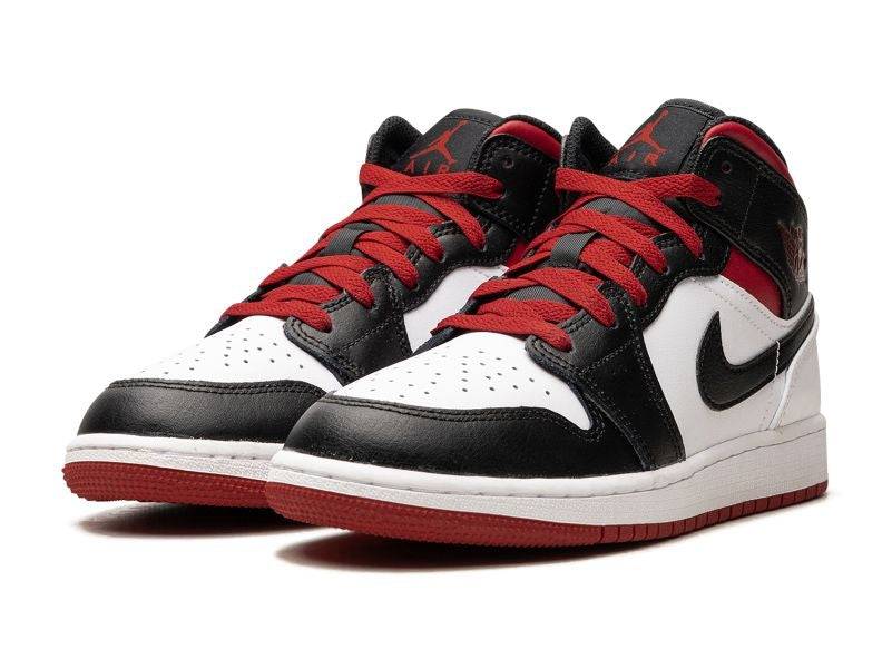 Air Jordan 1 Mid Gym Red Black Toe