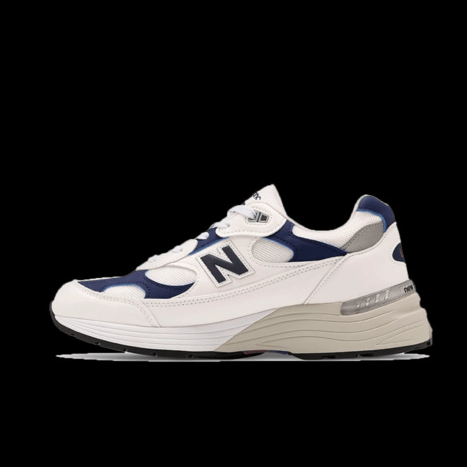 New Balance 992 White Navy