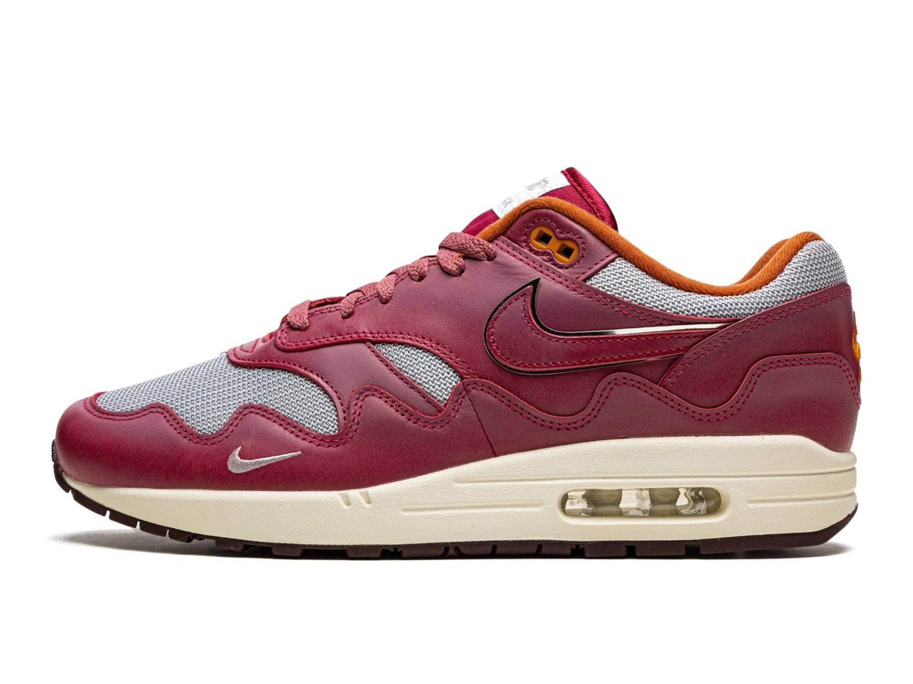 Nike Air Max 1 Patta Waves Rush Maroon